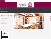 Tablet Screenshot of concord1qatar.com